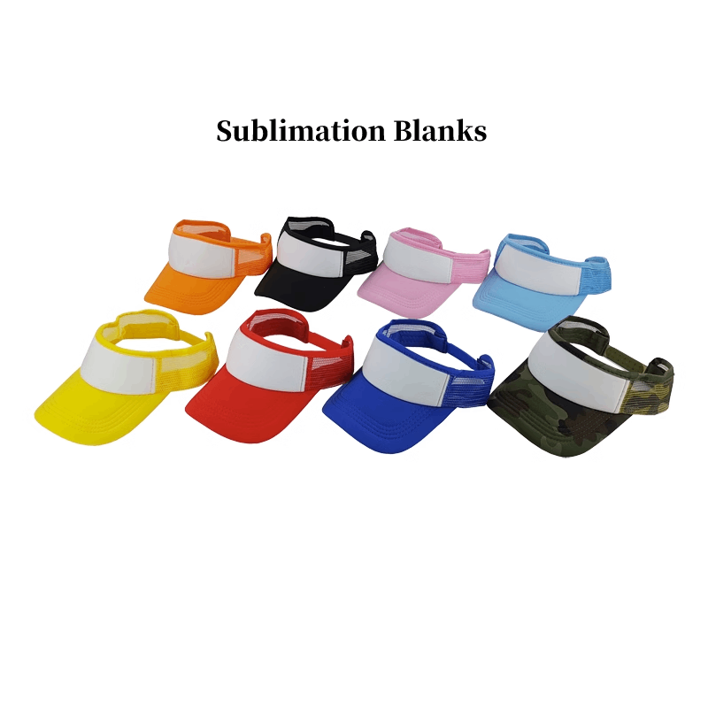 Hat Sublimation Blank - 10 cappelli da sole regolabili vuoti