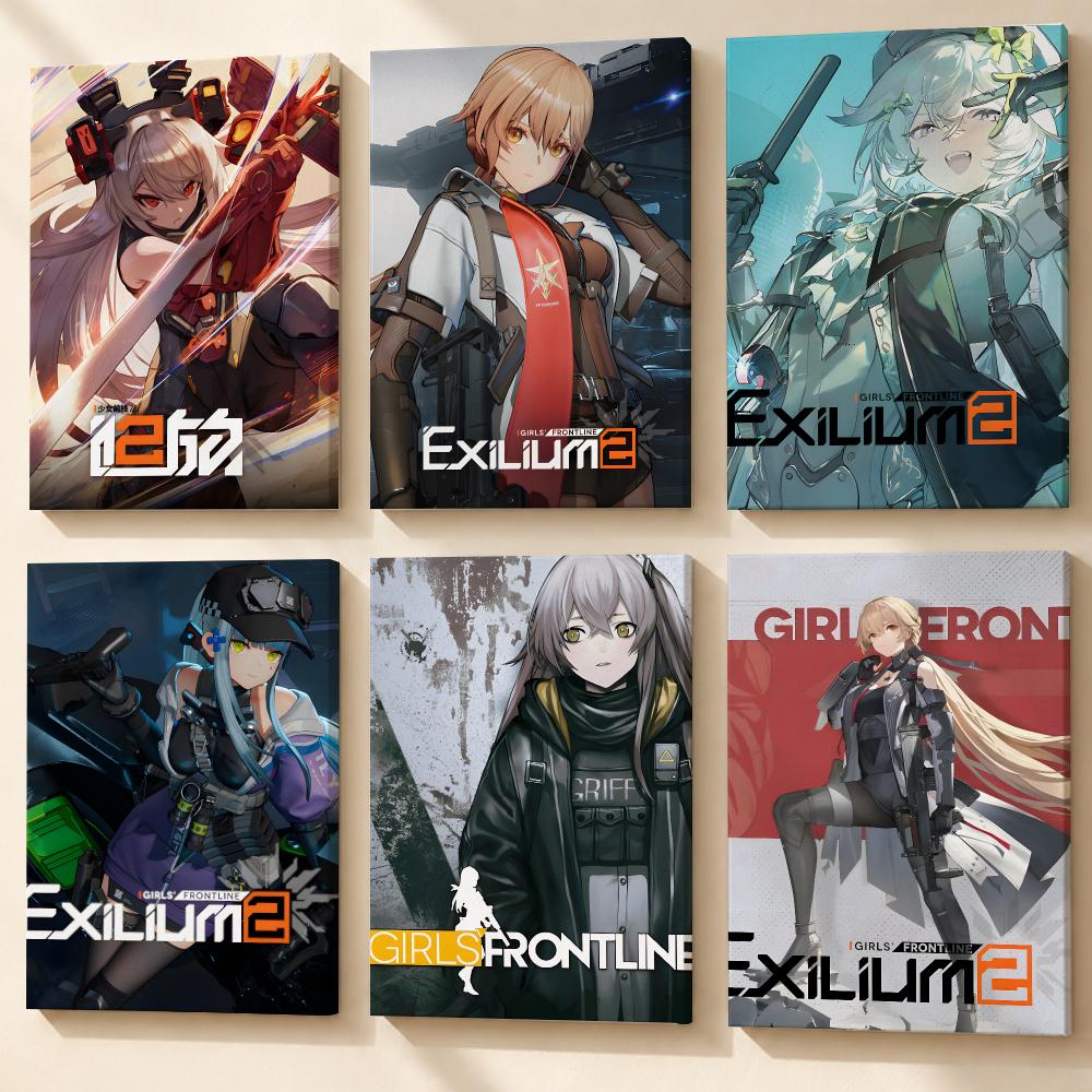 Canvas Wrap Ready - Poster di Girls' Frontline 2 Exilium,