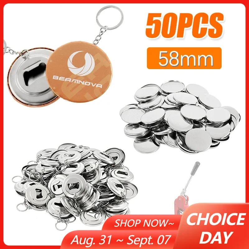 Button Badge Blank - 50 pezzi di componenti per la