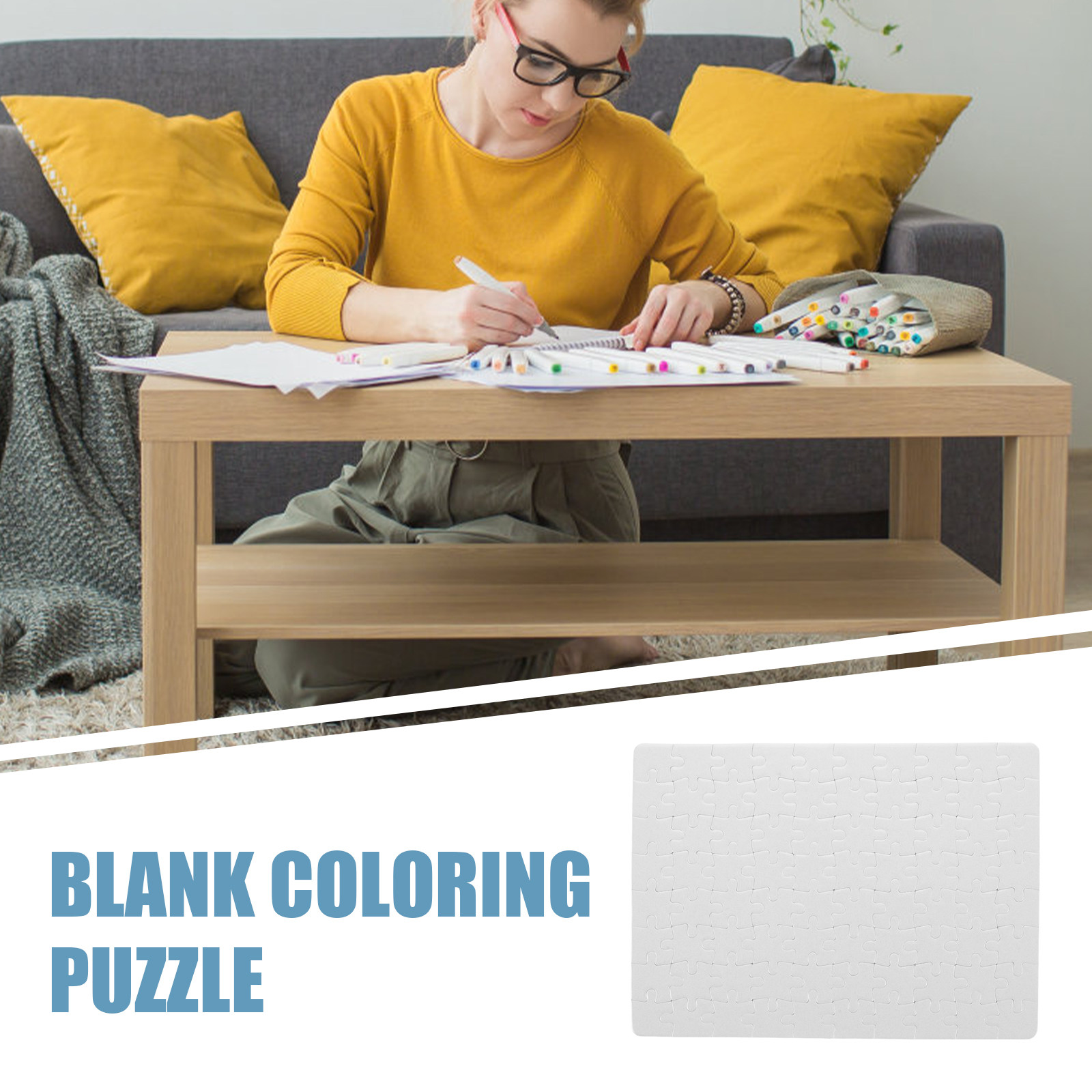 4 fogli di puzzle bianchi per  - Puzzle Blank White recensione e prezzo