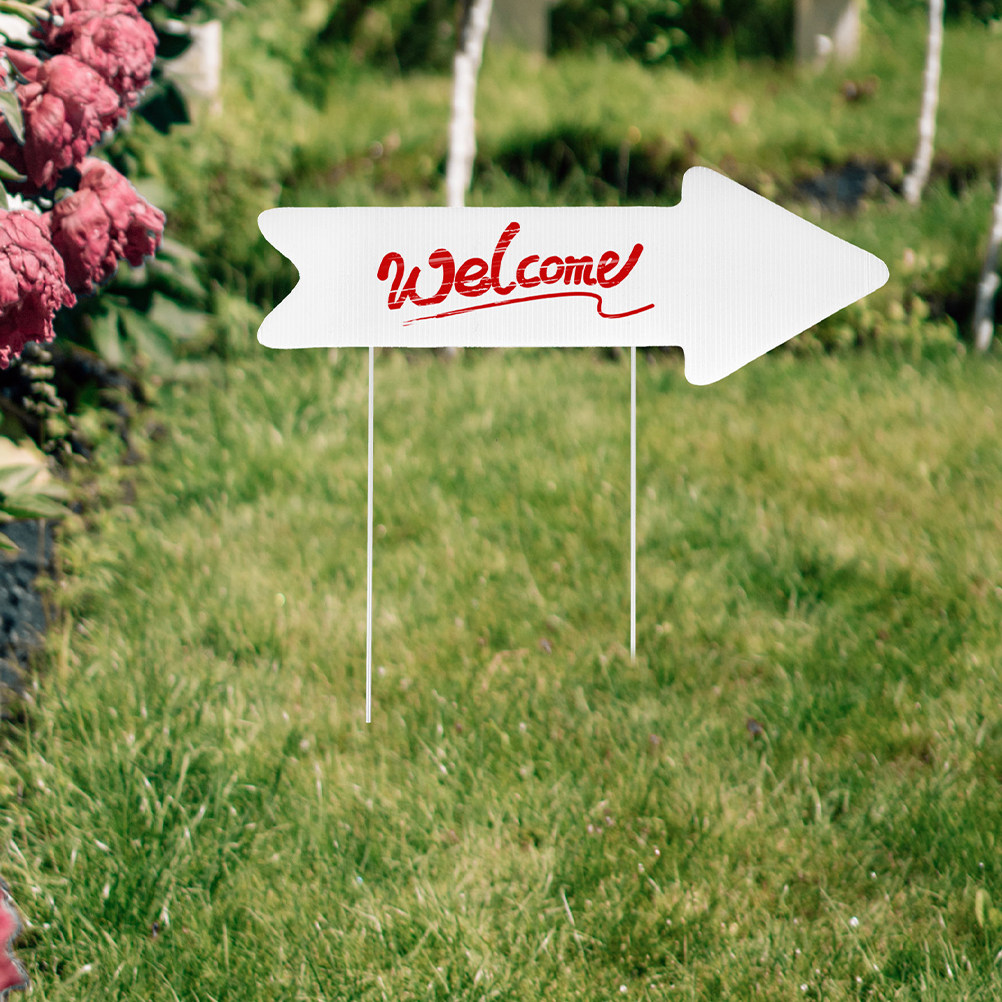 2 pezzi di cartelli da giardin - Yard Sign Blank recensione e prezzo