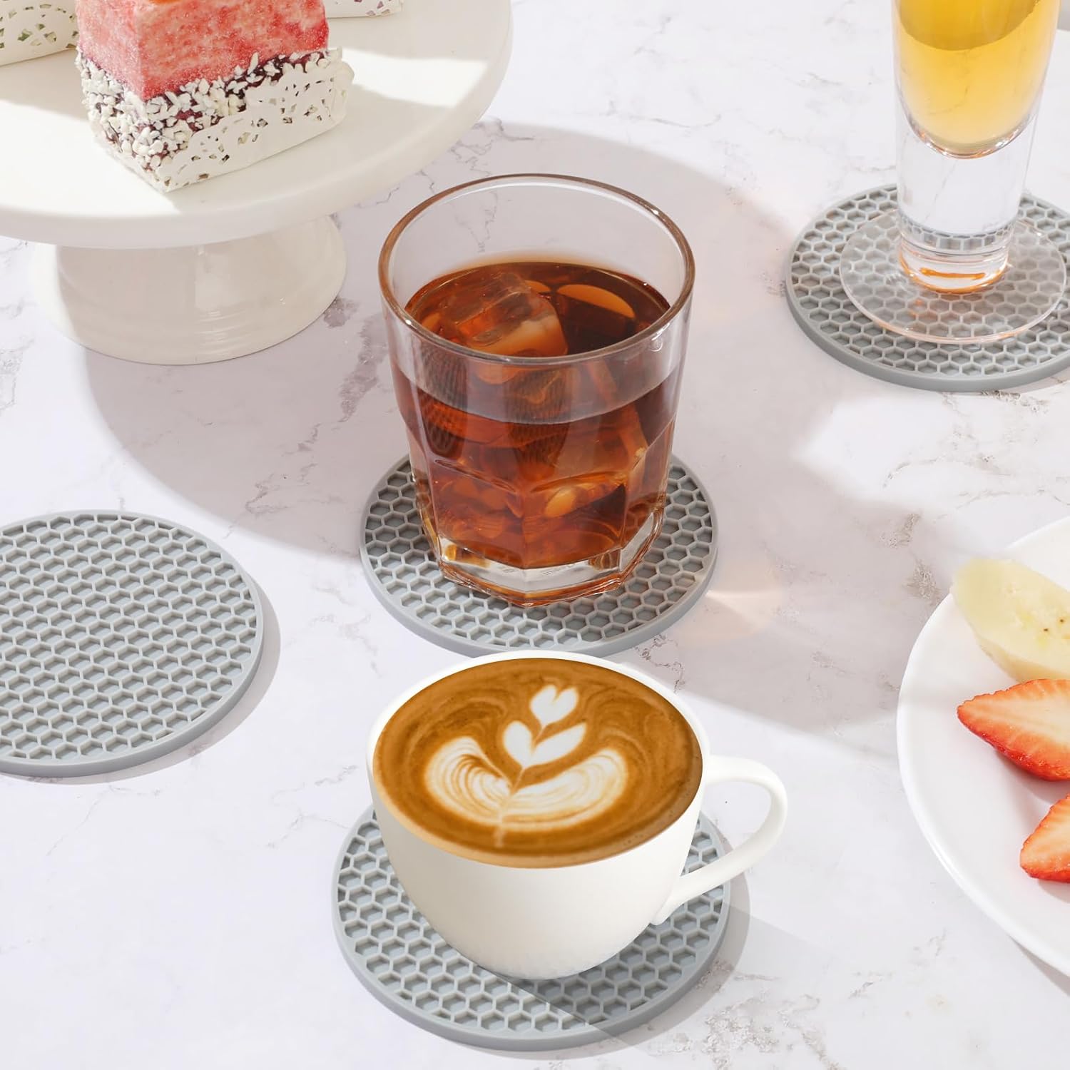 Set sottobicchieri in silicone - Coaster Sublimation Blank recensione e prezzo