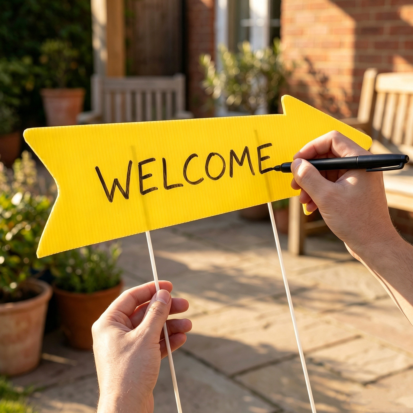 10 pezzi di cartelli a forma d - Yard Sign Blank recensione e prezzo