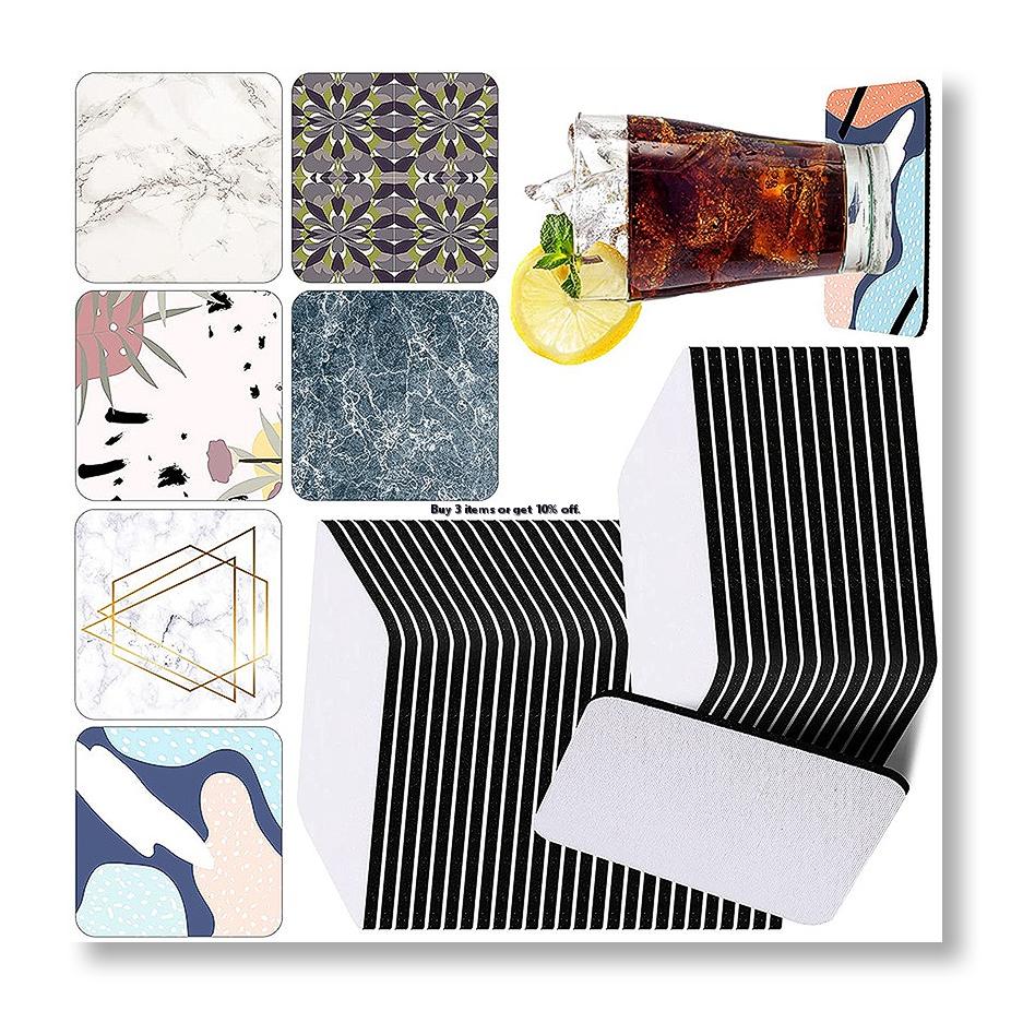 ✱ 35 Pezzi Sottobicchieri Quad - Coaster Sublimation Blank recensione e prezzo