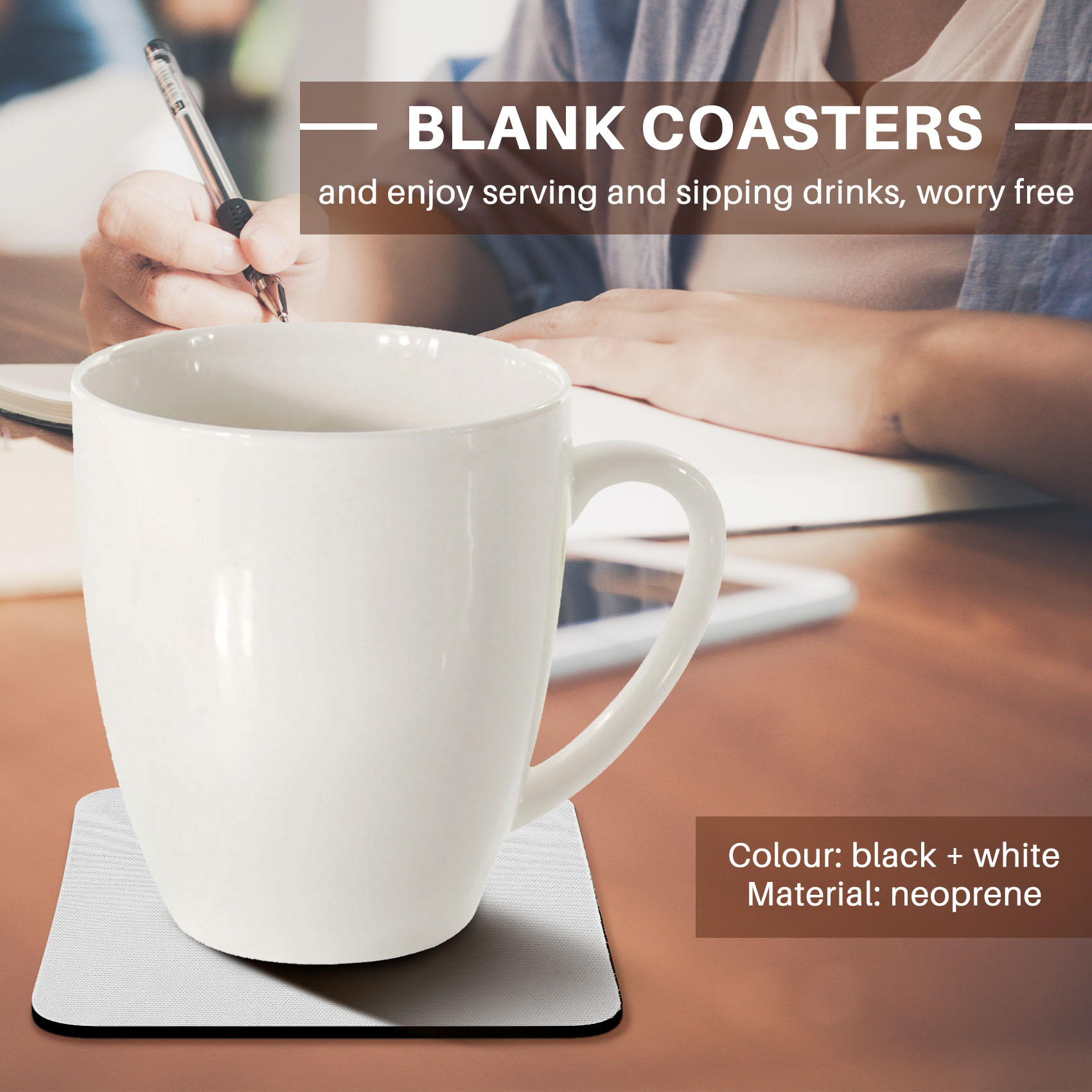 ✱ 35 Pezzi Sottobicchieri Quad - Coaster Sublimation Blank recensione e prezzo